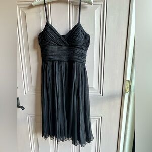 Sutton Studio Black Chiffon Dress